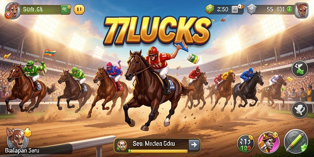 Gameplay seru dengan mobil balap menakjubkan di 77LUCKS.