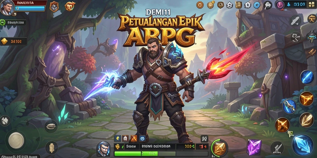 Gameplay seru dalam petualangan dunia terbuka DEMI11.