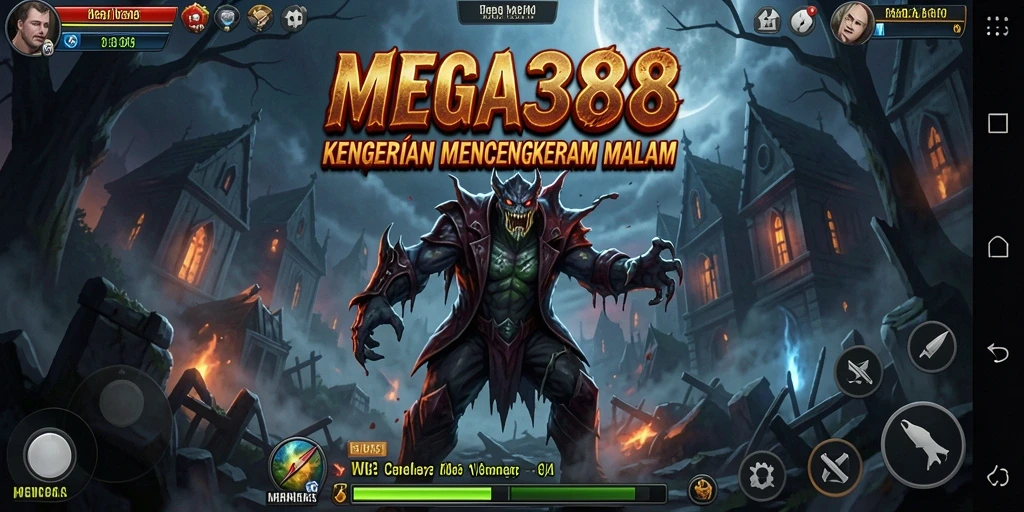Tangkapan layar menampilkan suasana mencekam dalam MEGA388.