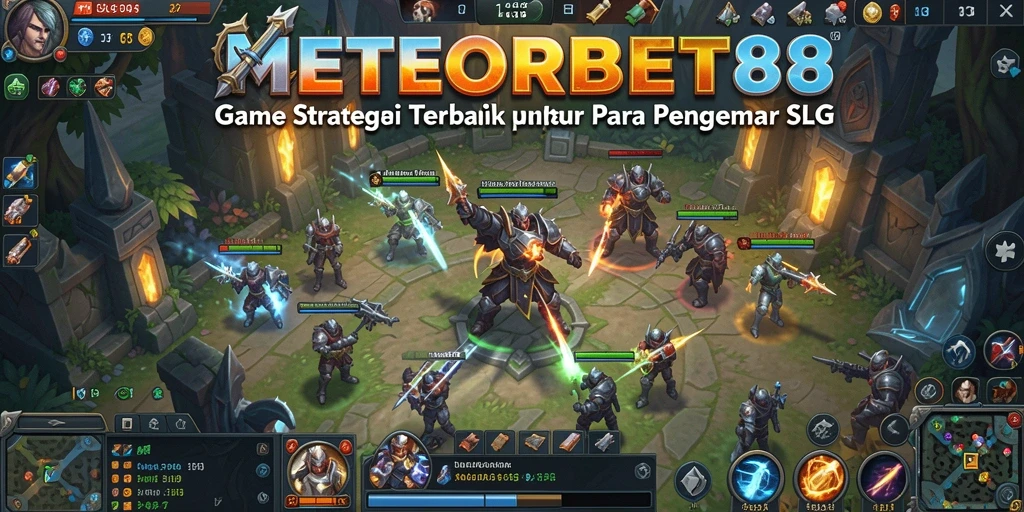 Tangkapan layar gameplay yang menampilkan strategi bertempur di METEORBET88.