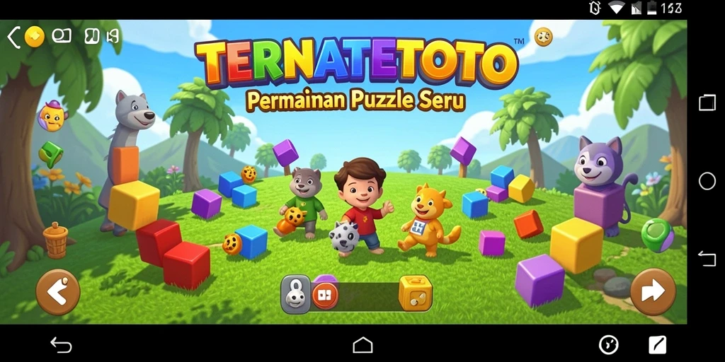 Screenshot gameplay TERNATETOTO menampilkan tantangan Puzzle yang menarik.